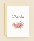 thanks a melon watermelon card