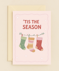 tis the season holiday stockings card