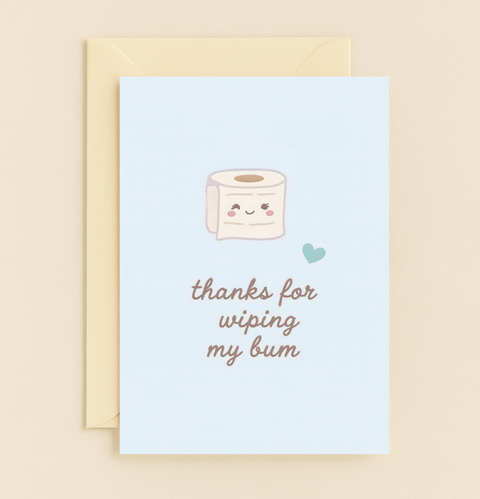 toilet paper appreciation card