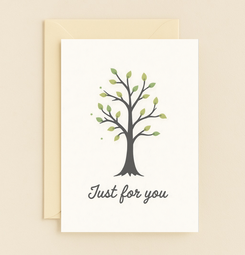 tree of life just for you card