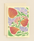 vibrant floral design card
