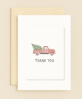 vintage truck thank you card