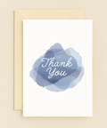 watercolor thank you card
