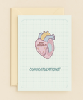 what a heart pun congratulations card