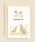 wild mama cheetah card
