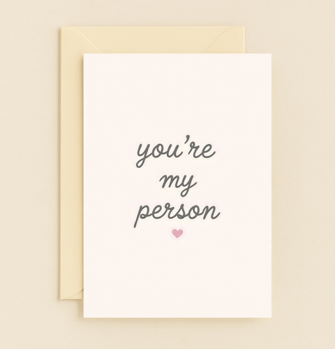 you are my person card