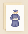 you did it graduation card