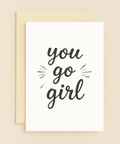 you go girl empowerment card
