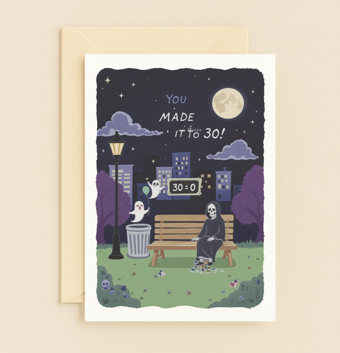 you made it to 30 grim reaper card