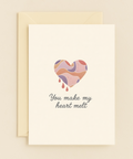 you make my heart melt card