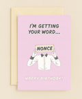 your word pun card