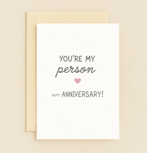 youre my person love card
