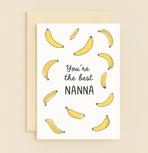 you're the best nanna banana card